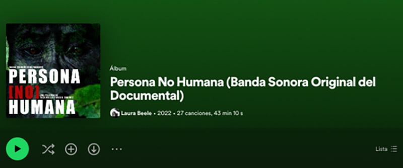 La banda sonora de «Persona [no] humana» disponible en Spotify